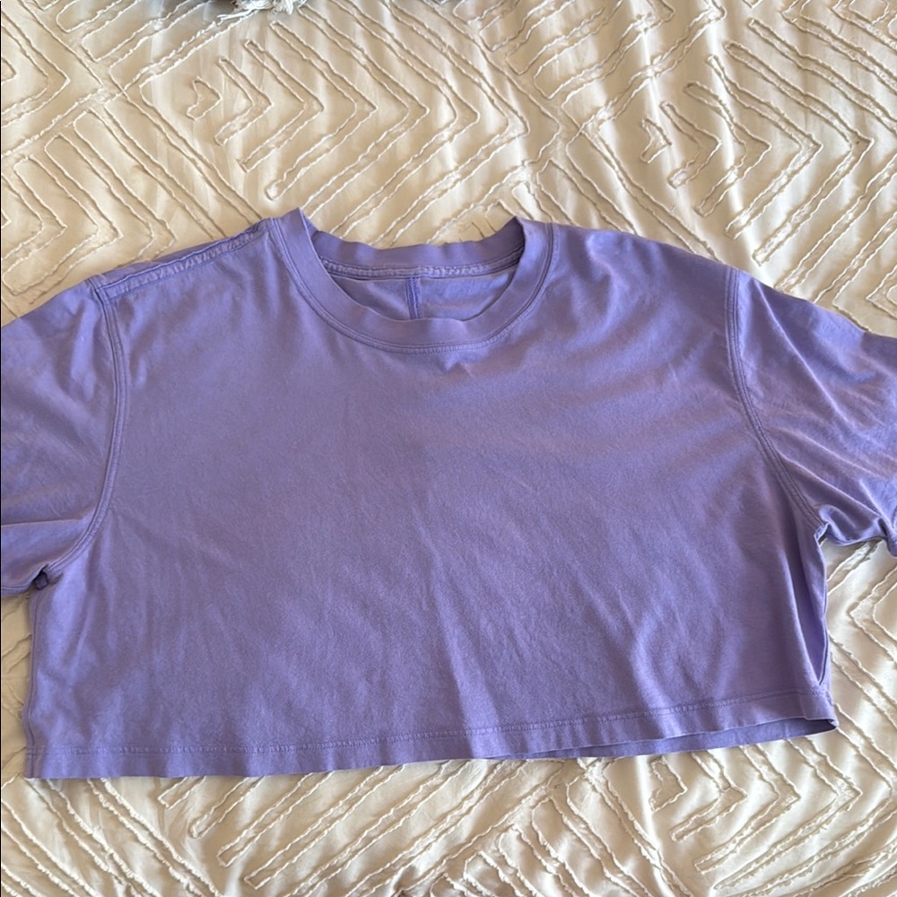 lululemon athletica Purple Short Sleeve Tee